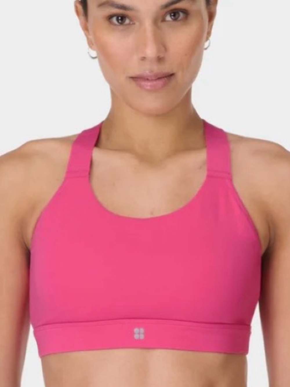 Sweaty Betty Fuchsia Pink Medium Support Sports Bra US 4 (S) Athleisure Sporty